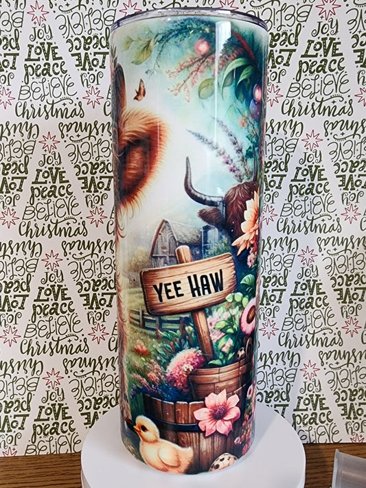 Highland Cow 20oz Tumbler