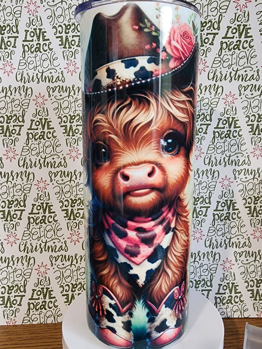 Highland Cow 20oz Tumbler