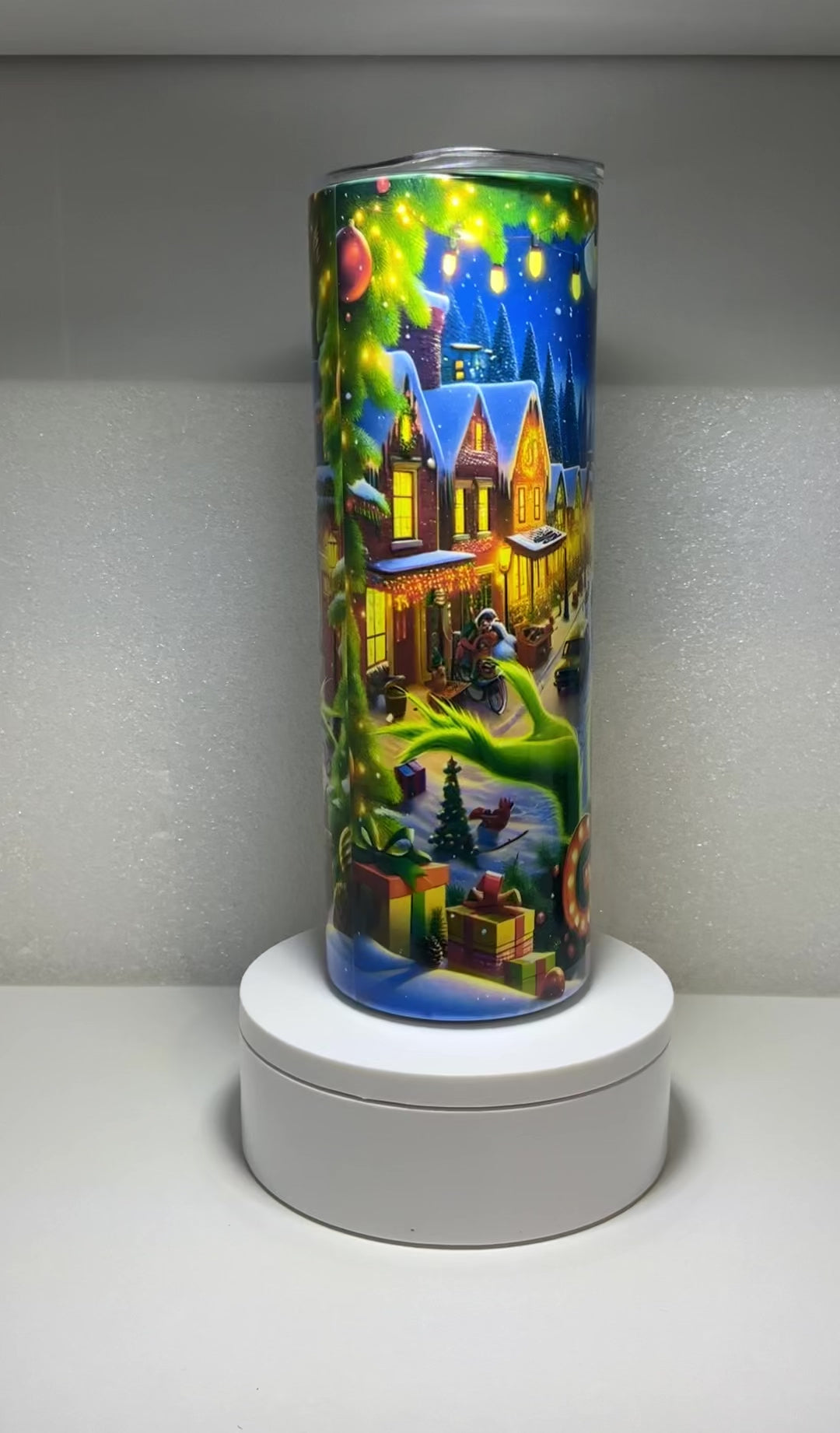 Christmas Grinch Cup