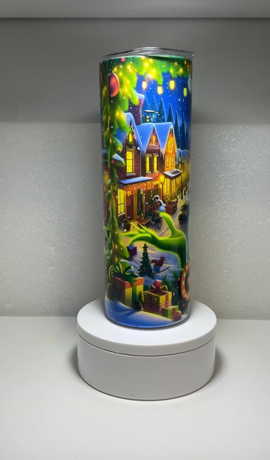 Christmas Grinch Cup